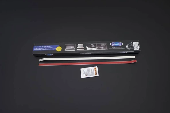 OMSA Citroen Nemo Krom Sürgülü Kapı Çıtası 2 Parça 2007-2016 Arası - Resim 3