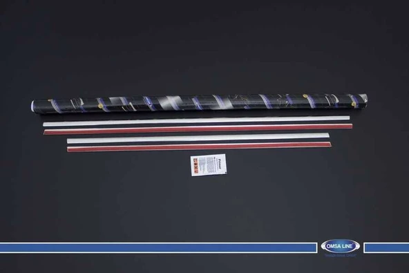 OMSA Chevrolet Aveo HB Krom Cam Alt Çıtası 4 Parça 2011 ve Sonrası - 2