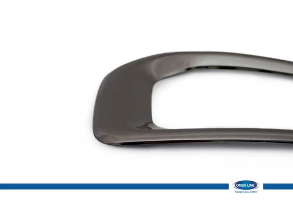 OMSA Jeep Renegade Siyah Krom Sis Farı Çerçevesi 2 Parça 2014-2018 Arası - Resim 3