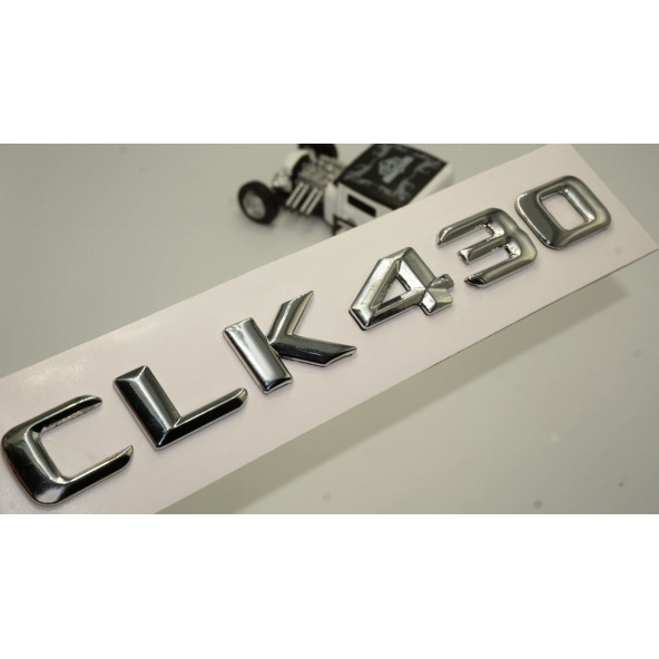 Benz CLK 430 Bagaj Krom Metal 3M 3D Yazı Logo