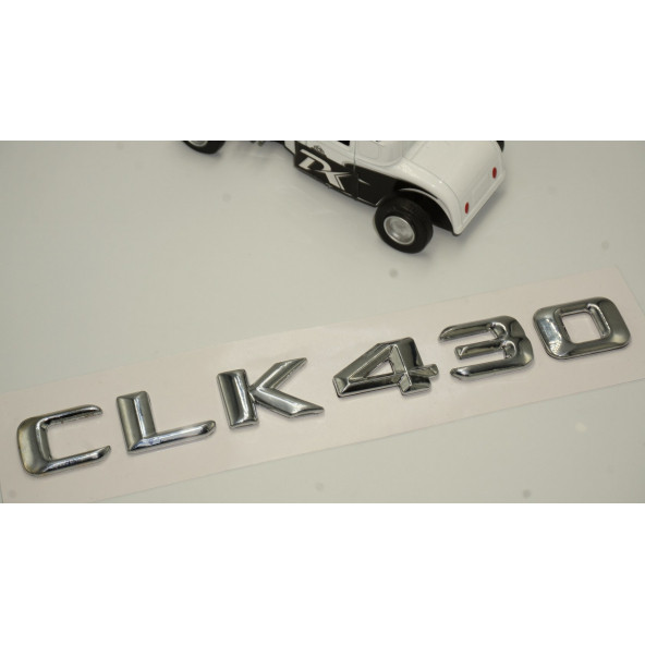 Benz CLK 430 Bagaj Krom Metal 3M 3D Yazı Logo - 3