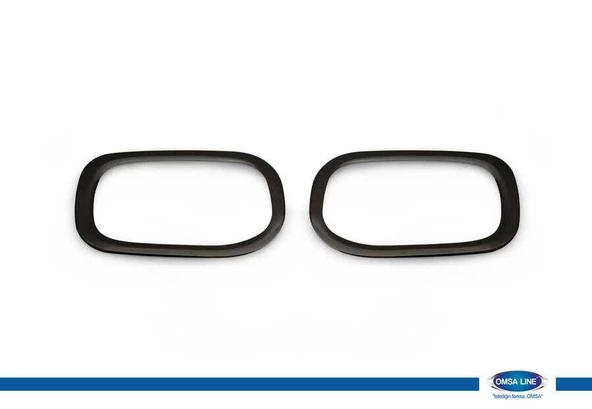 OMSA Jeep Renegade Siyah Krom Reflektör Çerçevesi 2 Parça 2014 ve Sonrası - Resim 2