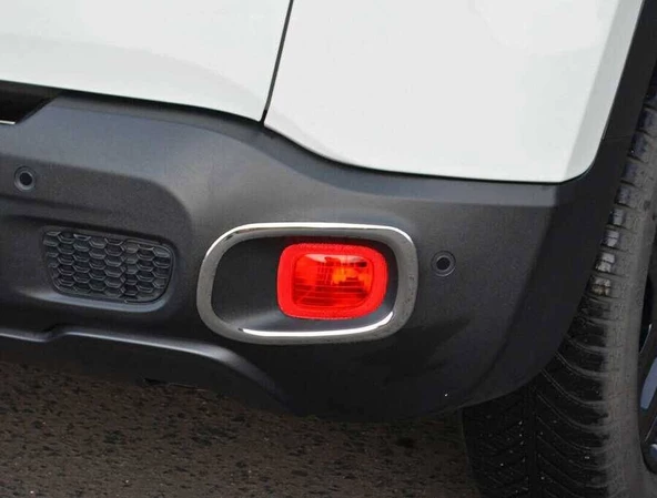 OMSA Jeep Renegade Krom Reflektör Çerçevesi 2 Parça 2014 ve Sonrası - 2