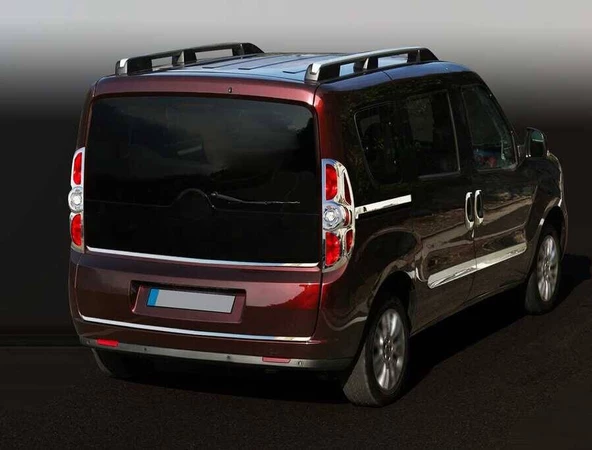 OMSA Fiat Doblo 2 Krom Bagaj Alt Çıta 2010-2021 Arası - 3