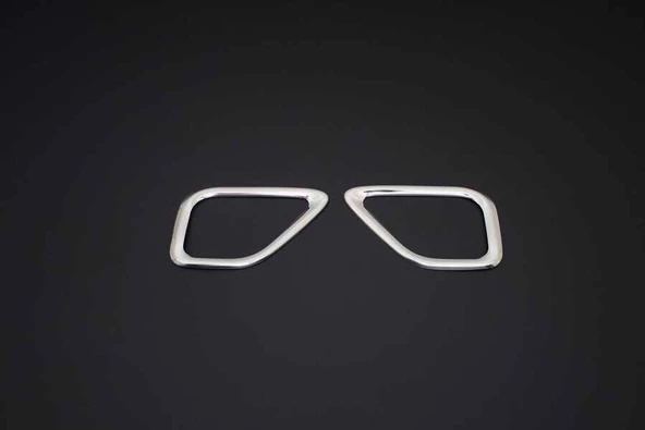 OMSA Fiat Doblo Facelift Krom Sis Farı Çerçevesi 2 Parça 2014-2021 Arası ürün görseli 1