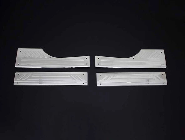 OMSA Fiat Doblo Krom İç Kapı Eşiği 4 Parça 2010-2021 Arası ürün görseli 1