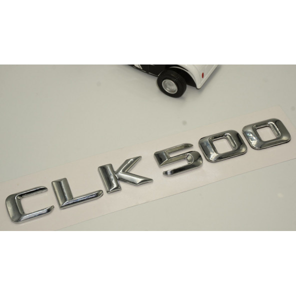 Benz CLK 500 Bagaj Krom Metal 3M 3D Yazı Logo - 3