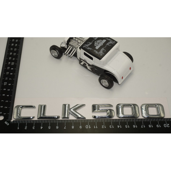 Benz CLK 500 Bagaj Krom Metal 3M 3D Yazı Logo - 5
