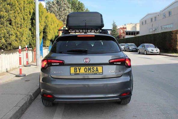 OMSA Fiat Egea Cross Krom Bagaj Alt Çıta Taşlı 2020 ve Sonrası - 1