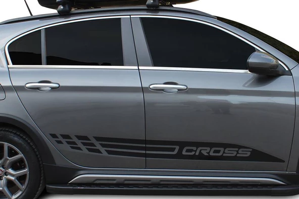 OMSA Fiat Egea Cross Krom Cam Çerçevesi 8 Parça 2020 ve Sonrası - 4