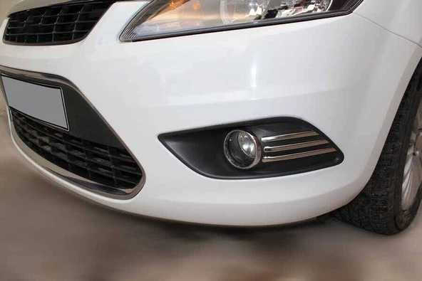 OMSA Ford Focus 2 HB Krom Sis Farı Kaşları 6 Parça 2008-2011 Arası - 3