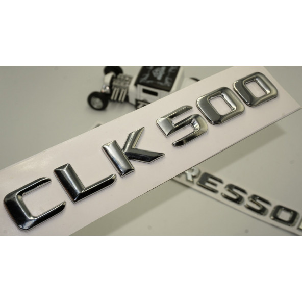 Benz CLK 500 Kompressor Bagaj Krom Metal 3M 3D Yazı Logo