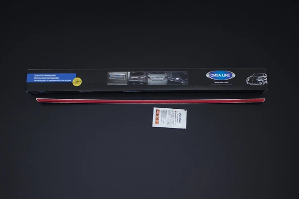 OMSA Ford Focus 3 Sedan Krom Bagaj Çıtası Plaka Üstü 2011-2018 Arası - Resim 4