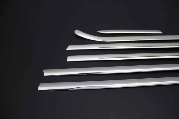 OMSA Ford Focus 3 SW Krom Cam Alt Çıtası 8 Parça 2010-2018 Arası - 3