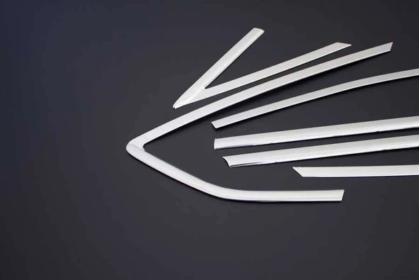 OMSA Ford Focus 3 HB Krom Cam Çerçevesi 12 Parça 2010-2018 Arası - 3