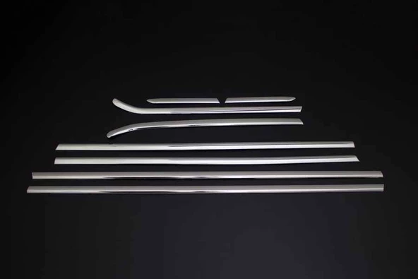 OMSA Ford Focus 3 SW Krom Cam Alt Çıtası 8 Parça 2010-2018 Arası - 2