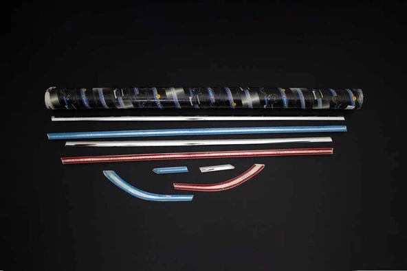 OMSA Ford Mondeo 5 Sedan Krom Cam Alt Çıtası 8 Parça 2015-2022 Arası - 2