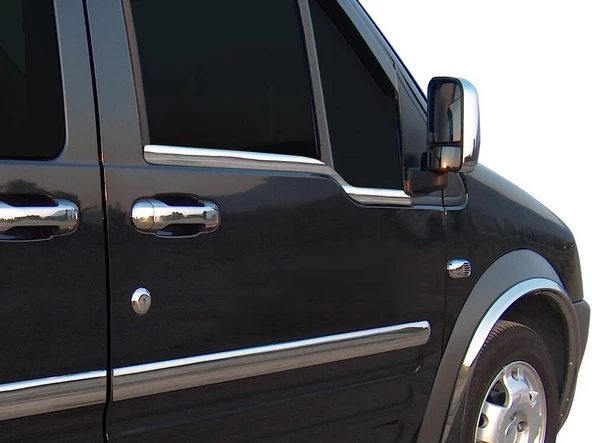 OMSA Ford Connect Krom Cam Alt Çıtası 2 Parça 2002-2014 Arası