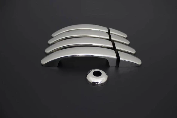 OMSA Ford Tourneo Custom Krom Kapı Kolu 4 Kapı 9 Parça 2012-2023 Arası - 4