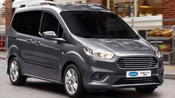 OMSA Ford Courier Krom Ön Panjur 5 Parça 2018-2023 Arası - 4