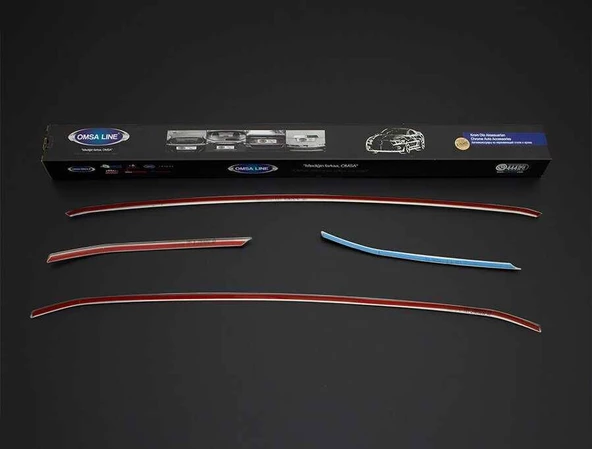 OMSA Ford Transit Krom Ön Panjur 4 Parça 2019 ve Sonrası - 3