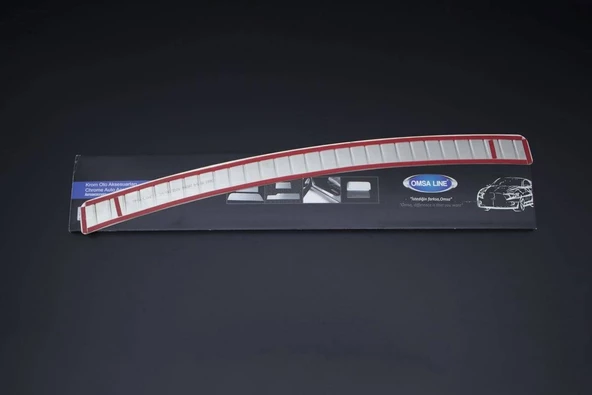 OMSA Hyundai Santa Fe Krom Arka Tampon Eşiği Taşlı 2008-2012 Arası - Resim 2