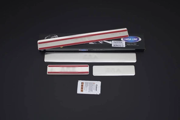OMSA Hyundai Accent Era Krom Kapı Eşiği 4 Parça 2005-2011 Arası - 2