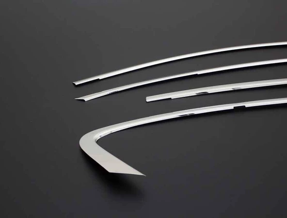 OMSA Ford Focus 4 Sedan HB Krom Cam Üst Çıtaları 4 Parça 2018 ve Sonrası - 3