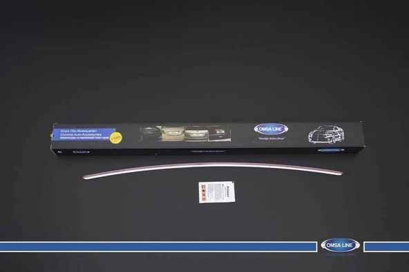 OMSA Hyundai i20 Krom Bagaj Çıtası Plaka Üstü 2012-2014 Arası - Resim 2