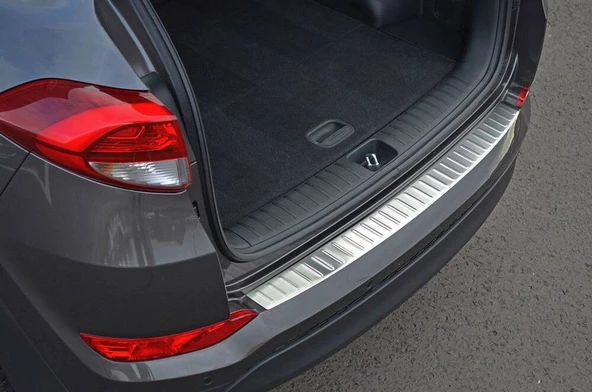 OMSA Hyundai Tucson Krom Arka Tampon Eşiği Taşlı 2015-2018 Arası ürün görseli 1