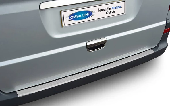 OMSA Mercedes Vito W639 Krom Arka Tampon Eşiği Taşlı 2010-2014 Arası - 4