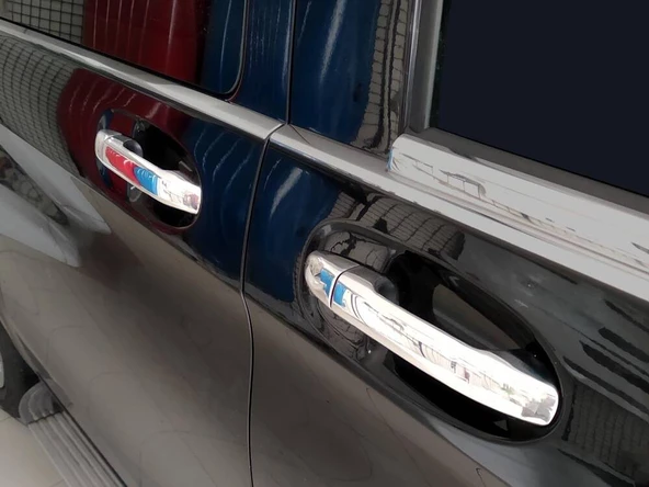 OMSA Mercedes Vito W447 Krom Kapı Kolu 3 Kapı Sensörlü 2014 ve Sonrası - Resim 5