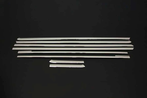 OMSA Mercedes Vito W447 Krom Cam Alt Çıtaları 8 Parça Tek Sürgülü Orta Şase 2014 ve Sonrası ürün görseli 1