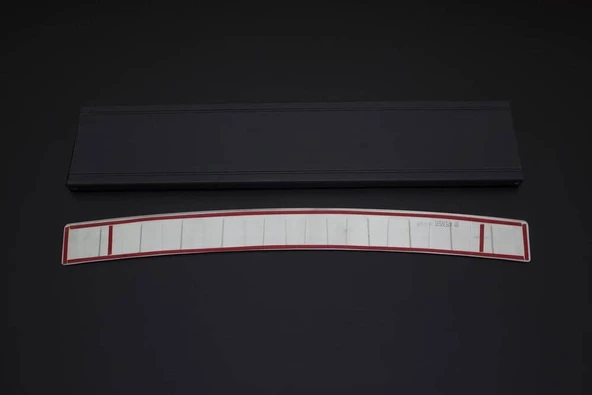 OMSA Mercedes A Class W176 HB Krom Arka Tampon Eşiği Taşlı 2012-2018 Arası - Resim 2