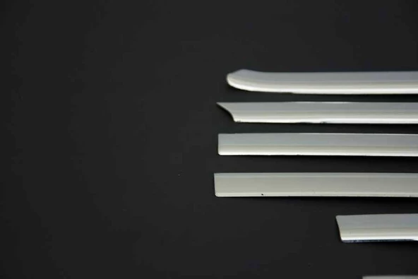 OMSA Mercedes Vito W447 Krom Cam Alt Çıtaları 8 Parça Tek Sürgülü Orta Şase 2014 ve Sonrası - Resim 2