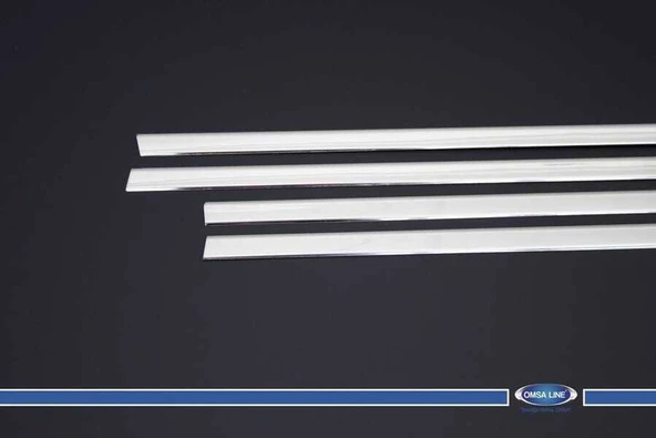 OMSA Nissan Qashqai +2 Krom Cam Alt Çıtası 4 Parça 2010-2014 Arası - Resim 3