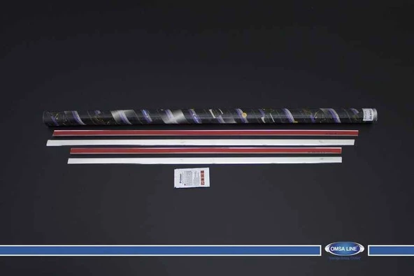 OMSA Nissan Qashqai +2 Krom Cam Alt Çıtası 4 Parça 2010-2014 Arası - Resim 2