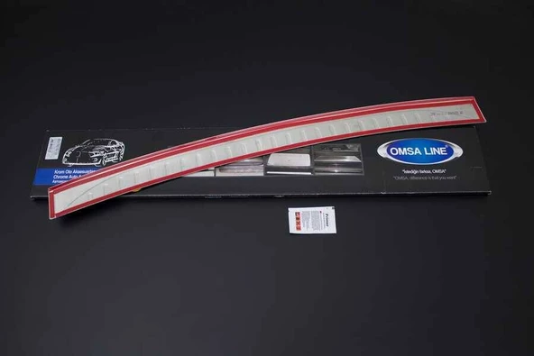 OMSA Nissan X-Trail Krom Arka Tampon Eşiği Taşlı 2014-2021 Arası - Resim 2