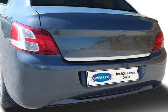 OMSA Peugeot 301 Sedan Krom Bagaj Alt Çıta 2012 ve Sonrası - Resim 2