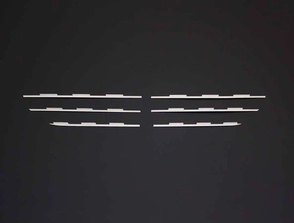 OMSA Peugeot Rifter Krom Ön Panjur 6 Parça 2019-2024 Arası - 2