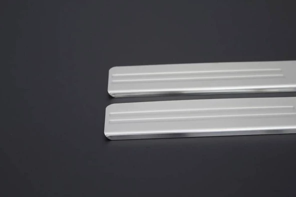 OMSA Renault Clio 3 Krom Kapı Eşiği 4 Parça Taşlı 2005-2012 Arası - Resim 3