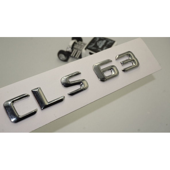 Benz CLS 63 Bagaj Krom Metal 3M 3D Yazı Logo