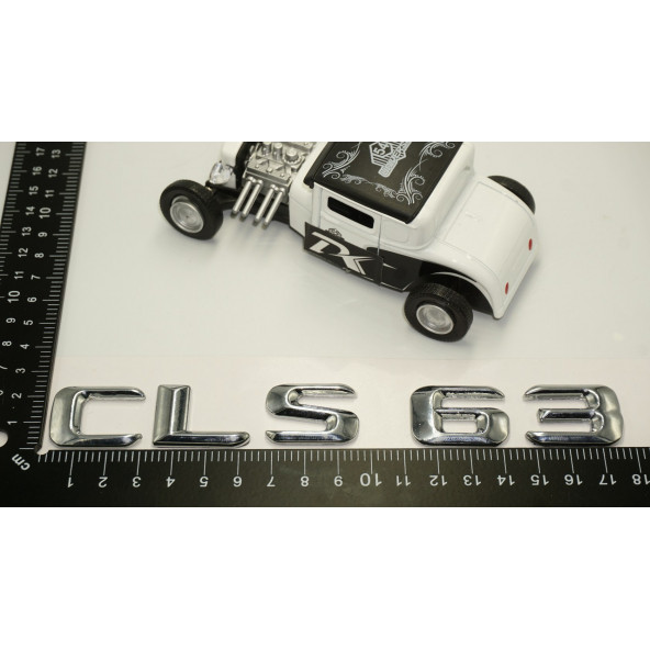 Benz CLS 63 Bagaj Krom Metal 3M 3D Yazı Logo - 5