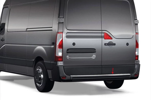 OMSA Renault Master Krom Arka Tampon Eşiği Taşlı 2010 ve Sonrası ürün görseli 1