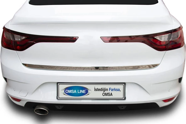 OMSA Renault Megane 4 Sedan Krom Bagaj Alt Çıta 2016-2020 Arası ürün görseli 1