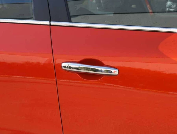 OMSA Renault Clio 5 Krom Kapı Kolu Sensörsüz 2 Kapı 4 Parça 2019 ve Sonrası - 2