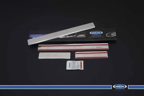 OMSA Skoda Octavia A5 Krom Kapı Eşiği 4 Parça 2004-2013 Arası - 2