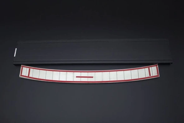 OMSA Skoda Octavia 3 A7 Krom Arka Tampon Eşiği Taşlı 2013-2019 Arası - 2