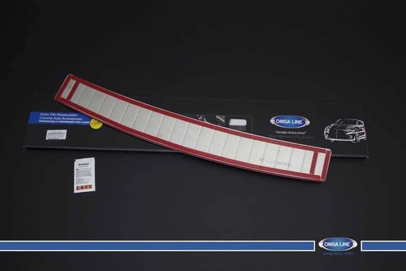 OMSA Skoda Rapid Spaceback SW Krom Arka Tampon Eşiği Taşlı 2013 ve Sonrası - 2