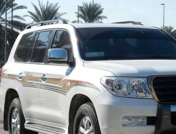 OMSA Toyota Land Cruiser 200 Krom Ayna Kapağı 2 Parça 2008 ve Sonrası - Resim 3